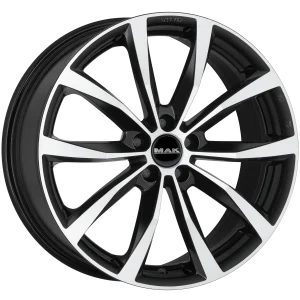Mak Wheels – WOLF – Black – 16″x6.5″ 35mm – Summer Wheels – F6560WFBM35P